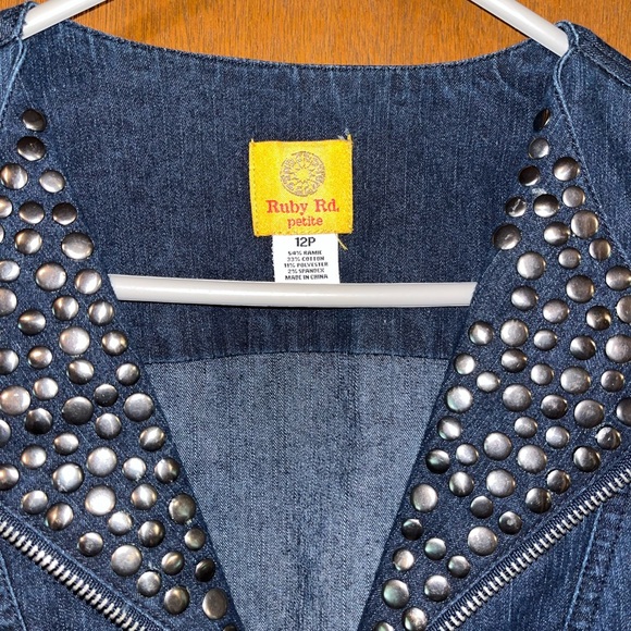 Ruby Rd. Jean jacket - Picture 3 of 4